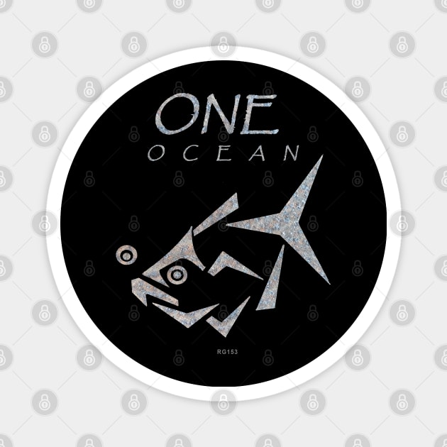 One Ocean, Save the Sea Magnet by The Witness